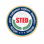 STED logo with laurel wreaths
